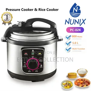 Nunix PC-02k Pressure Cooker ya Umeme 5.0L