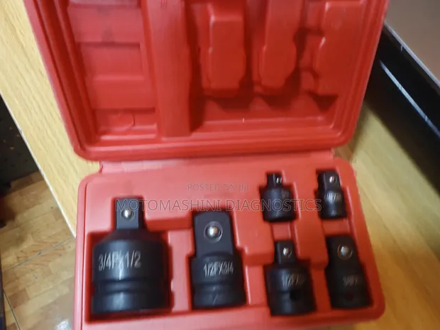 6-Piece Socket Adapter Reducer Converter Kit - 1