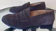 Thom Wills Dark Brown Suede Penny Loafers - 1