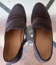 Thom Wills Dark Brown Suede Penny Loafers - 4