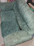 Two Seater Sofa - Brown - 1