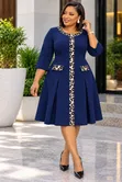 Classic A-Line Dress - Kitambaa cha Senori - 2