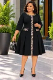 Classic A-Line Dress - Kitambaa cha Senori - 3