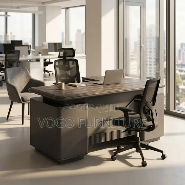 1.8m L-Shaped Executive Office Desk - 1