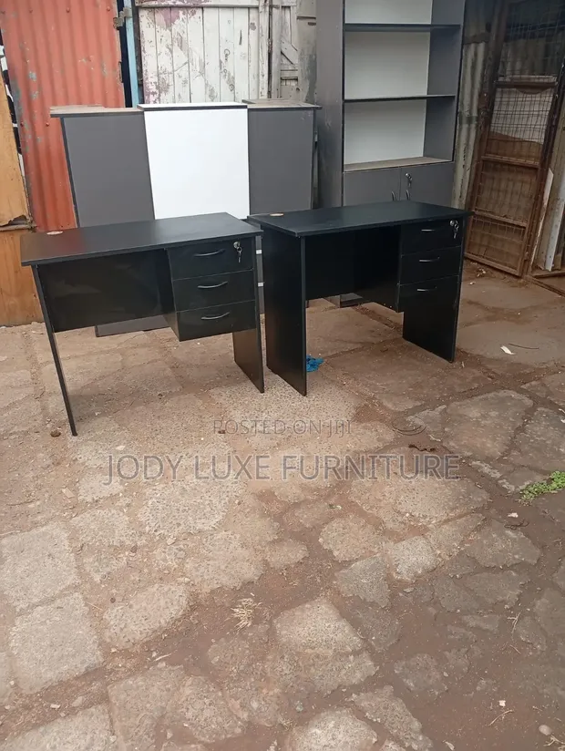 Boss Office Products Kompyuta Desk Nyeusi - 1