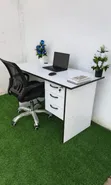 Boss Office Products 1.2m Gre Desk ofisi ya Kisomo - 1