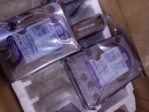 WD 1TB Hard Disk ya Surveillance kwa CCTV - 1