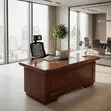 1.2m Mahogany Executive Office Desk - 2
