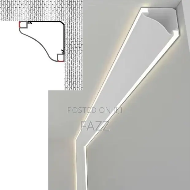 LED Aluminum Profile for Ceiling Molding - 1
