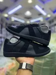 Maison Margiela Calfskin Black Sneakers - 1