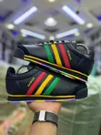 Adidas Samoa "Rasta" Viatu vya Ngozi vya Ubora - 1
