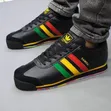 Adidas Samoa "Rasta" Viatu vya Ngozi vya Ubora - 2