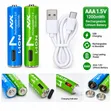 Rechargeable USB AAA Batteries (2pcs) - 2
