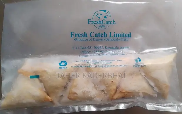Samosas za Samaki Premium, Nusu Kupikwa (220g) - 1