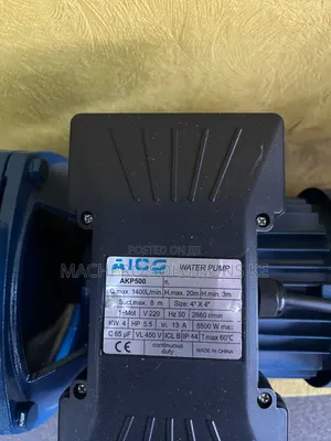 Aico Pumpi ya Maji ya Umeme (4HP / 3kW) - Heavy Duty Booster