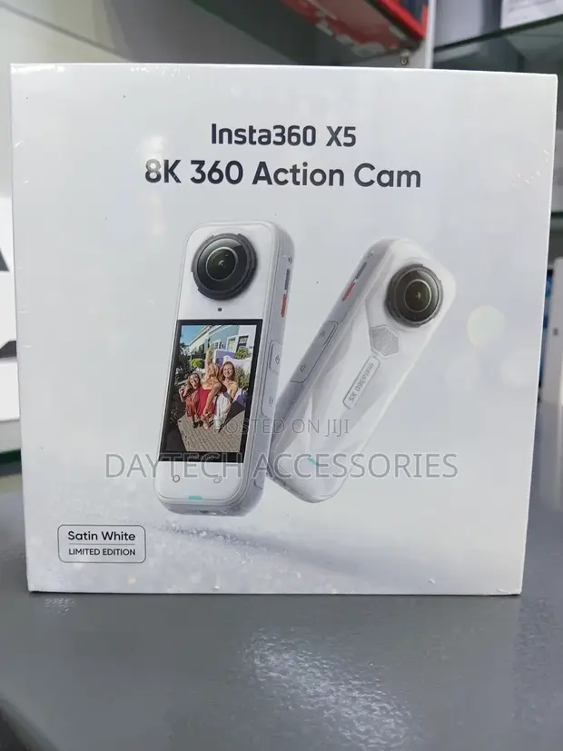 Insta360 X5 8K 360 Action Camera - White - 1