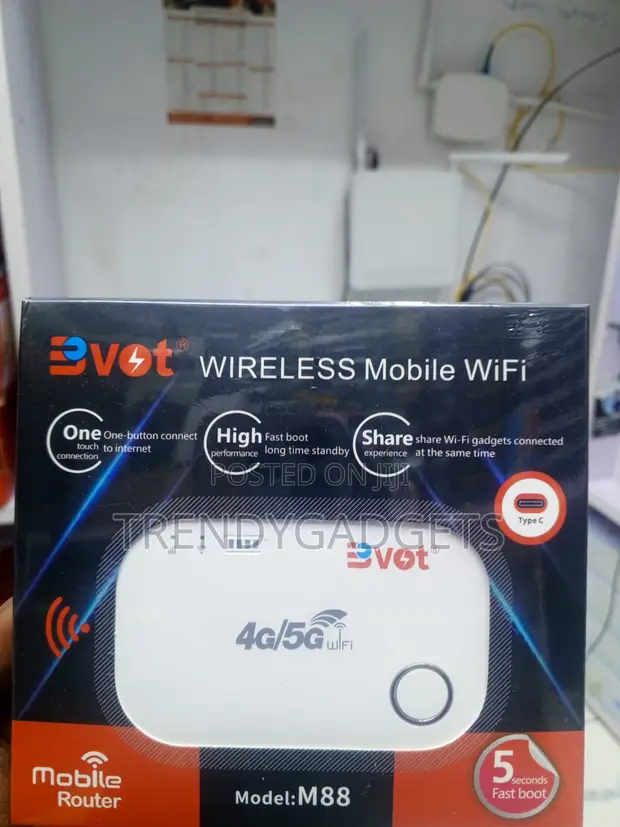 BVOT M88 Portable WiFi Router yenye Betri ya Saa 6 - 1