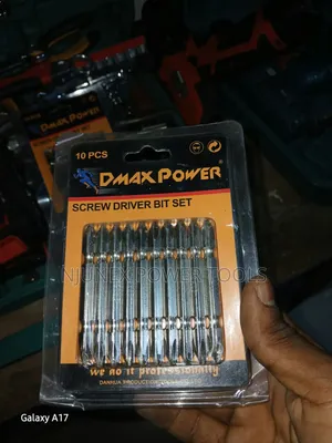 Dmax Power Set ya Vipande 10 vya Screwdriver