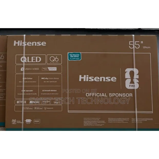 Hisense 55" 4K QLED Smart TV (Model Q6N) - 1
