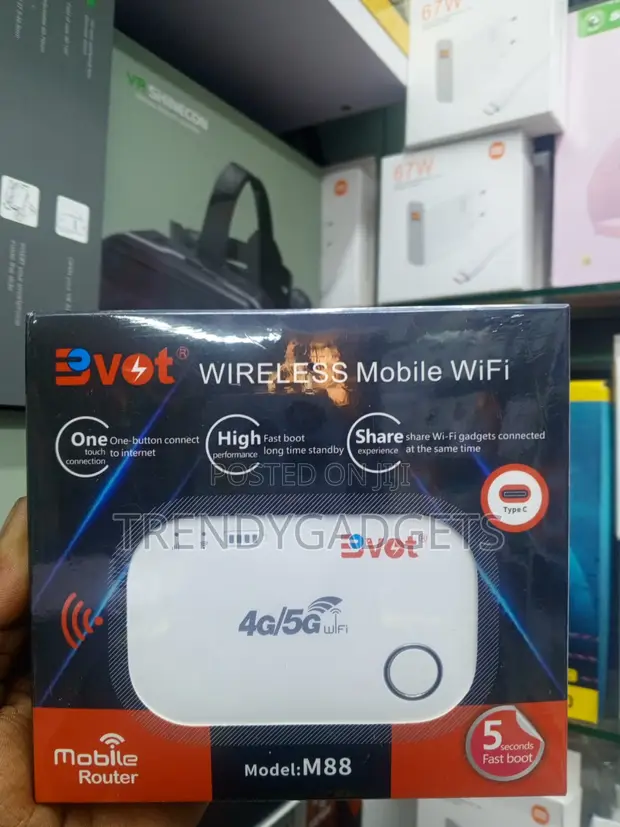 BVOT M88 Mobile WiFi Router Inachajiwa (Type-C) - 1