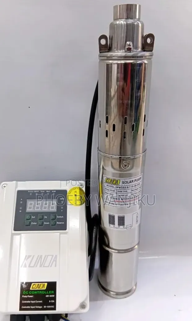 New Kunda 450W Submersible Solar Water Pump - 1