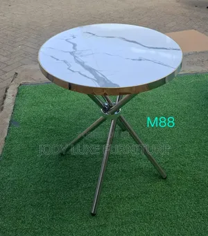Meza ya Kulia ya Dhahabu ya Mviringo - Mpya Kabisa