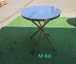 Gold Round Dining Table - Brand New - 2
