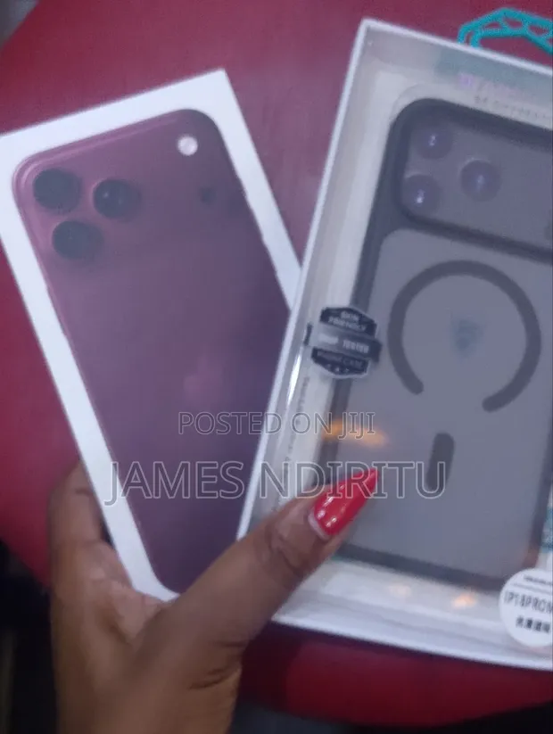 iPhone 18 Pro Max 256GB Mpya Rangi Nyekundu - 1