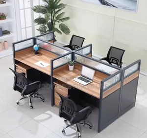 Spacious 4-Way Workstation - Mpya Kabisa