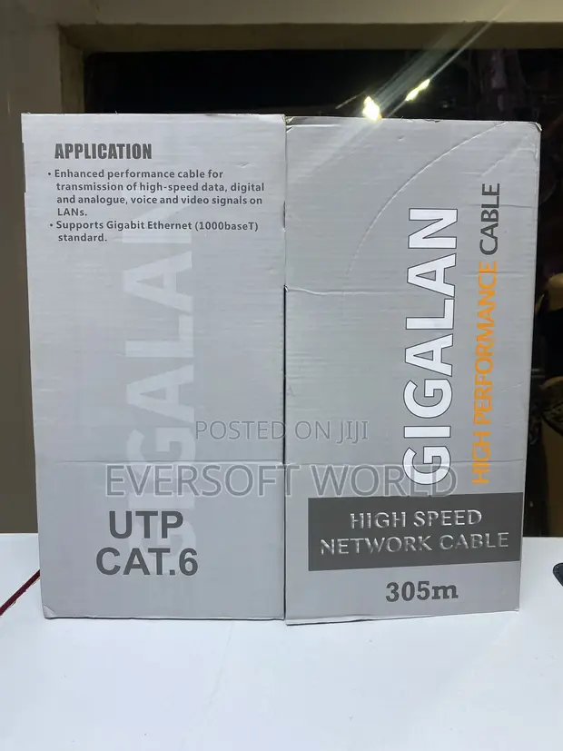 Gigalan UTP Cat.6 Cable ya Mtandao ya Kasi (305m) - 1