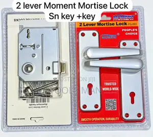 Seti ya Lango la Lever 2 - Satin Nickel