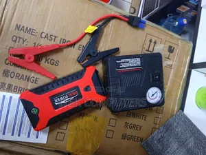 Portable Car Jump Starter na Compressor Iliyojengewa Ndani