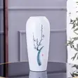 Azure Bloom Flower Vase ya Keramik - 2