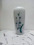 Azure Bloom Flower Vase ya Keramik - 3