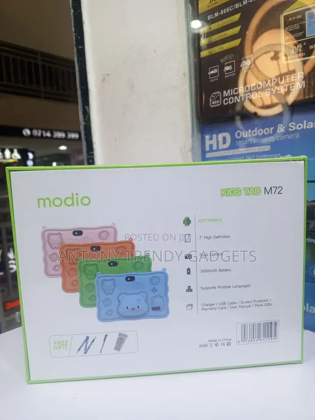 Modio M72 Kid's Tablet ya Elimu na Kesi ya Kinga - 1