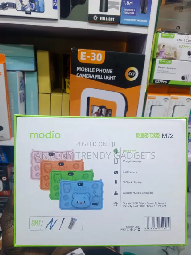 New Modio M7 256GB Pink Kids Tablet - 1