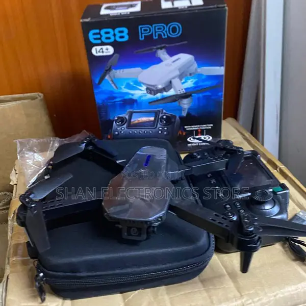 Beginner Friendly E88 Pro Drone with Camera and Screen - 1