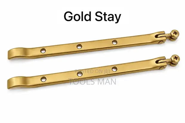 Casement Window Peg Stay - Mikono ya Kumaliza Shaba Jozi - 1