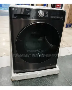 LG 12kg Mashine ya Kufulia ya Mbele F4V9BWP2EE | AI DD | Steam | TurboWash