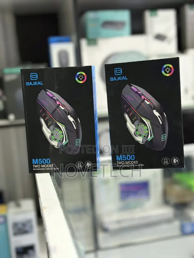 RGB Wireless Gaming Mouse - 6 Buttons, Ergonomic, Rechargeable - 1
