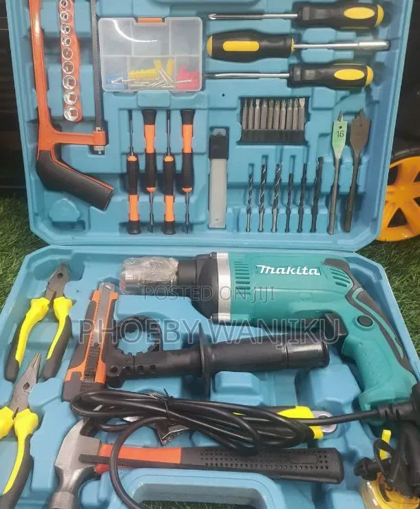 Makita Corded Drill Set - 1