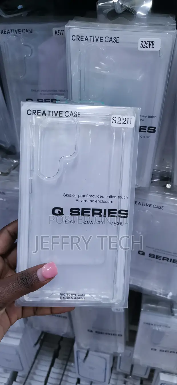 Creative Case Q Series Transparent Cover for Samsung Galaxy S22 Ultra - 1