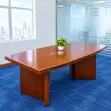 Meza ya Mikutano ya 2.4m - Mbao Kahawia - 5