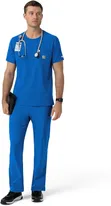 Carhartt Force Cross-Flex Scrub Top ya Wanaume - 4