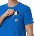 Carhartt Force Cross-Flex Scrub Top ya Wanaume - 5