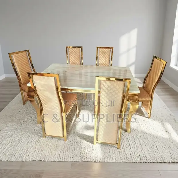 6-Seater Luxury Home Dining Set - 1