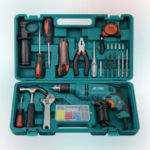 AX-ID750B 750W Impact Drill Set na Vifaa 86