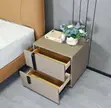Kabati la Ofisi ya Nyumbani la Kando ya Kitanda lenye Droo 2 - 3