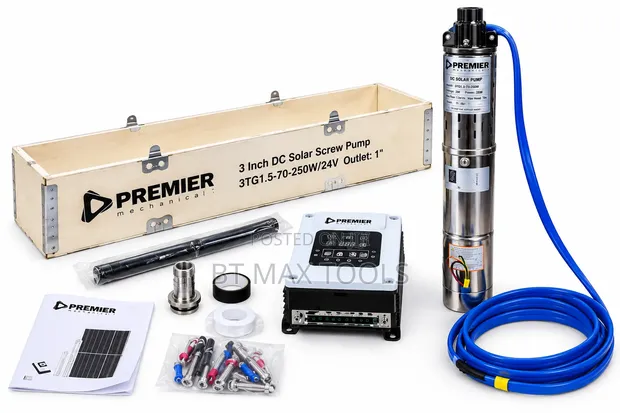 Premier 3-Inch DC Solar Screw Pump 250W - 1