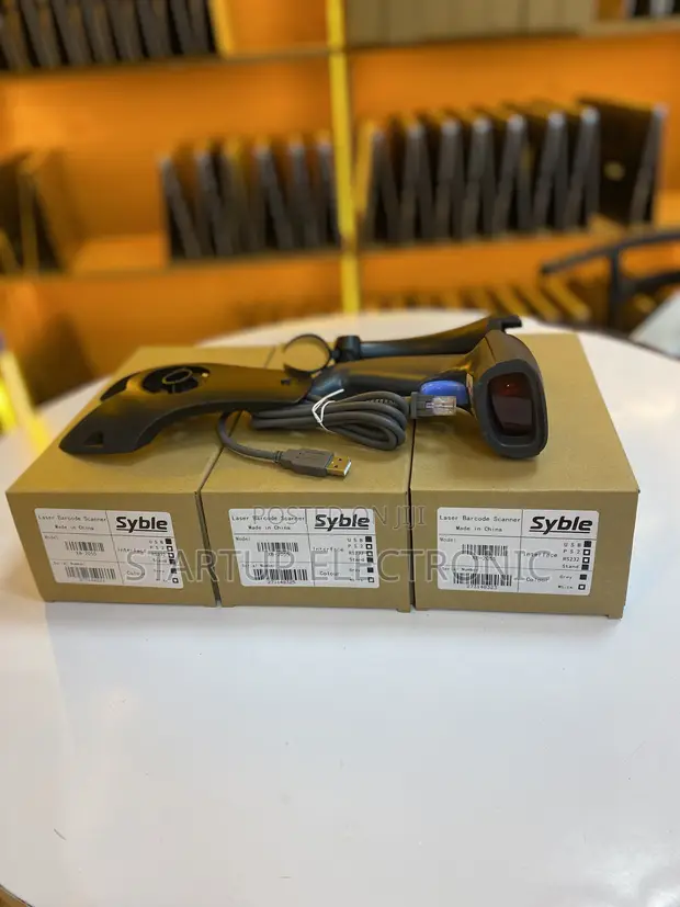 Syble Laser Barcode Scanner - Brand New - 1